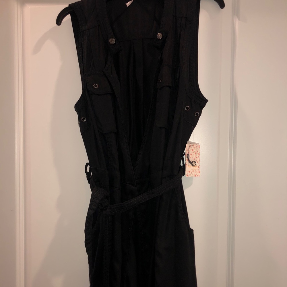 Black Free People wrap dress